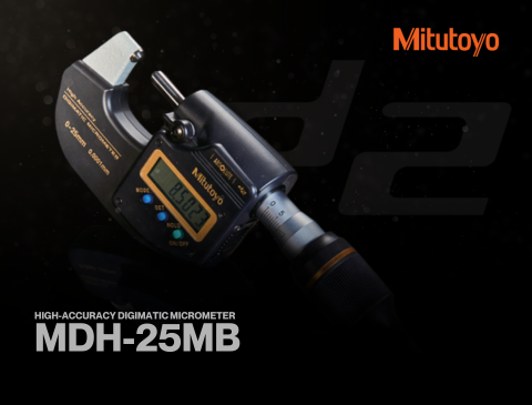 MITUTOYO - ไมโครมิเตอร์ดิจิทัลแบบละเอียดความแม่นยำสูง MDH-25MB| JSR GROUP