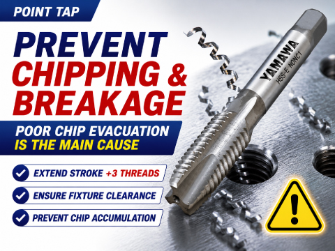No.054 : How to Prevent Chipping and Breakage of Point Taps : YAMAWA 