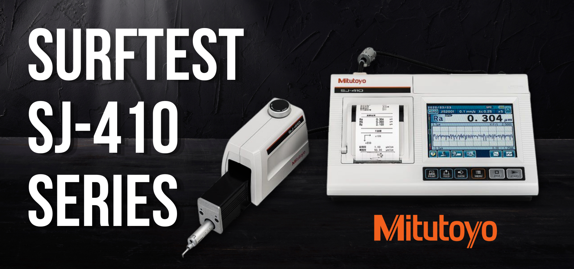 MITUTOYO - Portable Surface Roughness Tester : SURFTEST SJ-410 Series ...