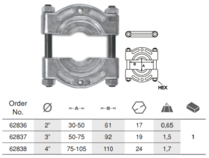 BEARING SEPARATOR table Ega Master