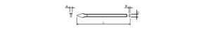 Crosscut Chisel เหล็กสกัดปากแหลม Ega Master table