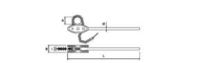 Heavy Duty Reversible Chain Pipe Wrench ประแจโซ่ Ega Master table