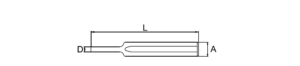 Pin Punch (Hexagoal) เหล็กส่งปลายตรง Ega Master