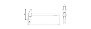 Spanish Type Claw Hammer ค้อนหงอน EGA Master table