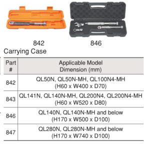 CL/CLE2 Interchangeable Head type Adjustable Torque Wrench ประแจขันปอนด์ TOHNICHI table