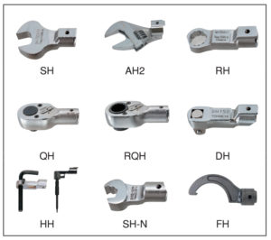 CL/CLE2 Interchangeable Head type Adjustable Torque Wrench ประแจขันปอนด์ TOHNICHI table