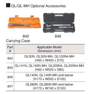 QL/QLE2 - Ratchet Head Type Adjustable Torque Wrench ประแจขันปอนด์ TOHNICHI