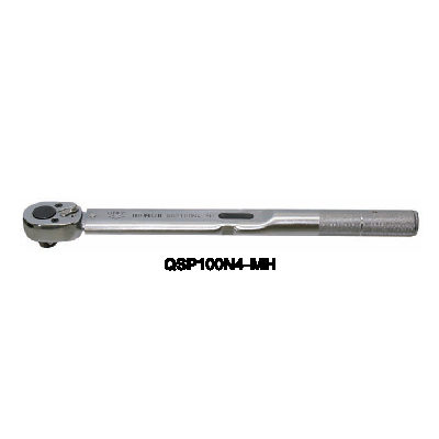 QSP-MH Ratchet Head Type Preset Torque Wrench with Metal Handle ประแจขันปอนด์ TOHNICHI