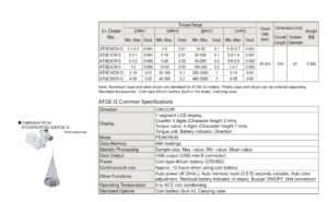 ATGE-G Digital Torque Gauge ประแจขันปอนด์ TOHNICHI