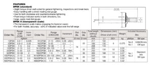 Dpsk - Dial Gauge Torque Drivers ประแจปอนด์แบบเข็มด้ามไขควง BESTOOL-KANON table