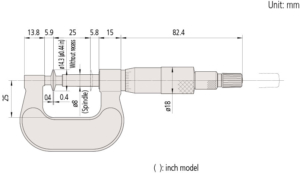 169-Paper-Thickness-Micrometer-Mitutoyo-Dimension