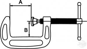 Type-G-Clamp-Dimension